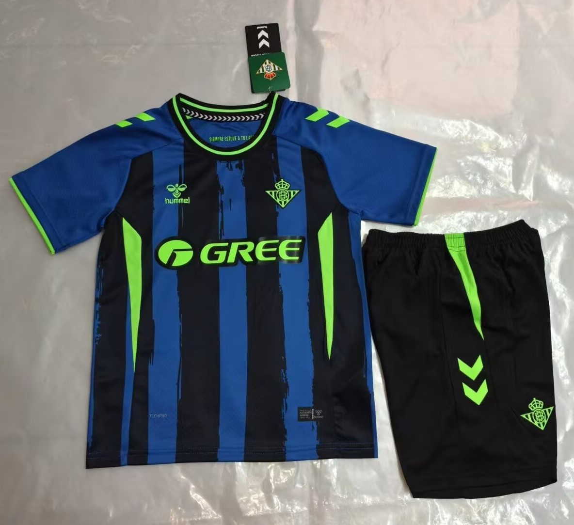Kids-Real Betis 26/27 Third Black/Blue Soccer Jersey